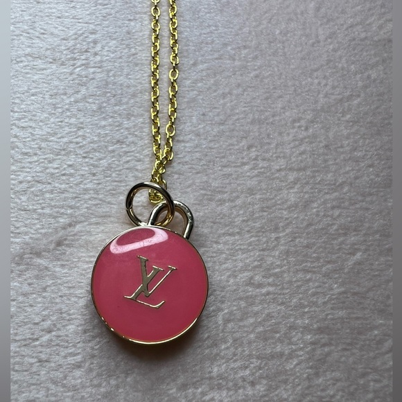 LOUIS VUITTON Double Sided Pink Pull Charm #2 - Picture 2 of 4